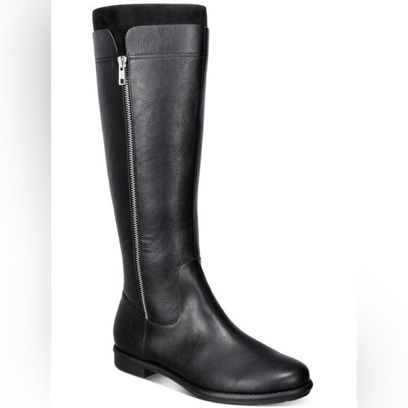Style & Co. Style & Co. Womens Olliee Faux Leather Tall Knee-High Boots - Picture 6 of 6